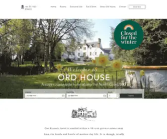 Ordhousehotel.co.uk(Visit Ord House Hotel) Screenshot