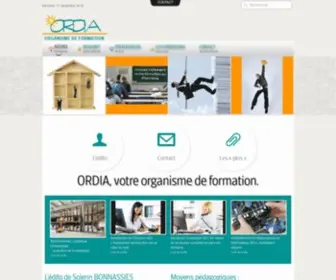 Ordia.fr(Organisme de Formation à la Réunion) Screenshot