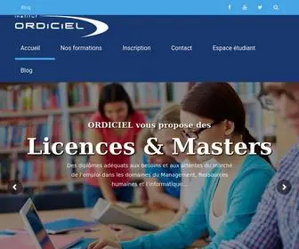 Ordiciel.ma(ORDICIEL, Ecole priv) Screenshot