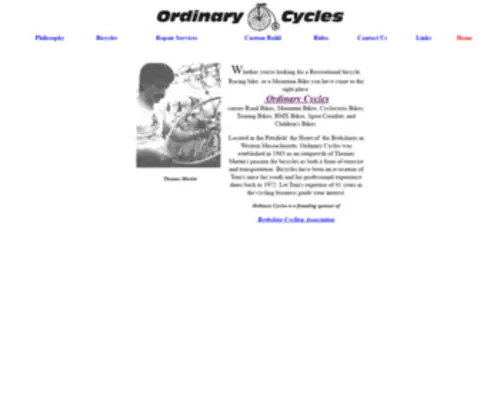 Ordinarycycles.com(Ordinarycycles) Screenshot