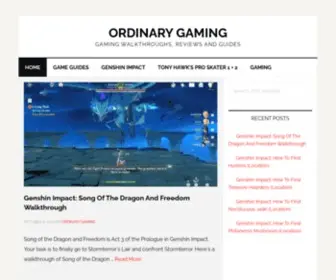 Ordinarygaming.com(Ordinary Gaming) Screenshot