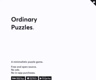 Ordinarypuzzles.com(Ordinary Puzzles) Screenshot