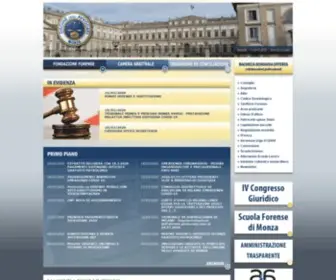 Ordineavvocatimonza.it(ORDINE AVVOCATI DI MONZA E BRIANZA) Screenshot