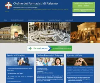 Ordinefarmacistipalermo.it(Ordine dei farmacisti di Palermo) Screenshot