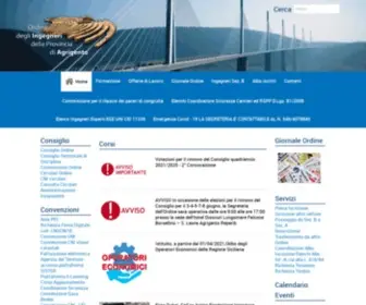 Ordineingegneriagrigento.it(Ordineingegneriagrigento) Screenshot