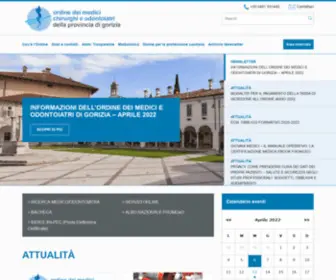 Ordinemedici-GO.it(Ordine dei Medici) Screenshot