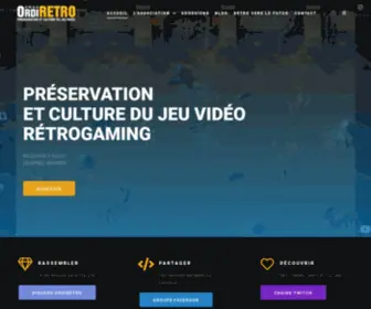 Ordiretro.fr(Préservation et culture du jeu vidéo) Screenshot