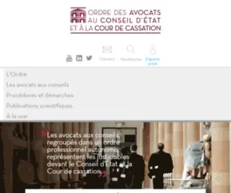 Ordre-Avocats-Cassation.fr(Ordre Avocats Cassation) Screenshot