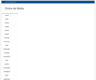 Ordredemalte.org(Ordre de Malte) Screenshot