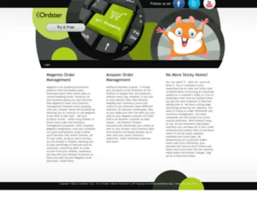 Ordster.com(Order Management Platform for Magento) Screenshot