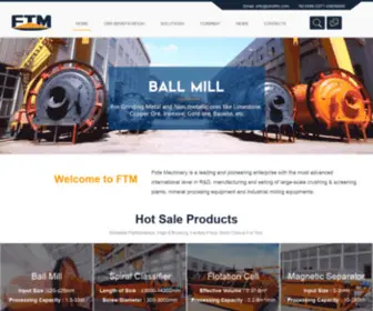 Ore-Processingplant.com(Ball mill) Screenshot