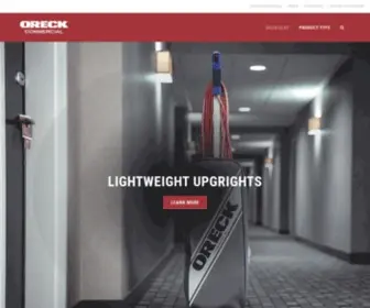 Oreckcommercial.com(Oreck Commercial Products) Screenshot