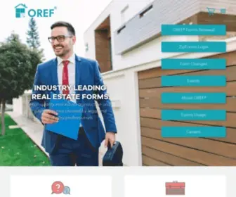Orefonline.com(Oregon's industry leading real estate forms) Screenshot