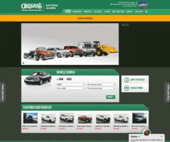 Oregansleasing.com(O'Regan's National Leasing) Screenshot