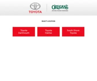 Oreganstoyota.com(O'Regan's Toyota) Screenshot