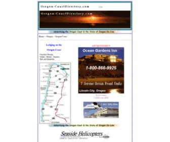 Oregon-Coastdirectory.com(Oregon Coast Motel Directory) Screenshot