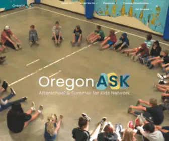 Oregonask.org(Afterschool & Summer for Kids Network) Screenshot