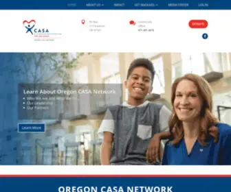 Oregoncasanetwork.org(Oregon CASA Network) Screenshot