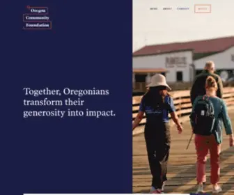 Oregoncf.org(Oregon Community Foundation) Screenshot