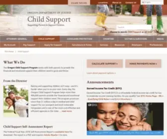 Oregonchildsupport.gov(Child Support) Screenshot