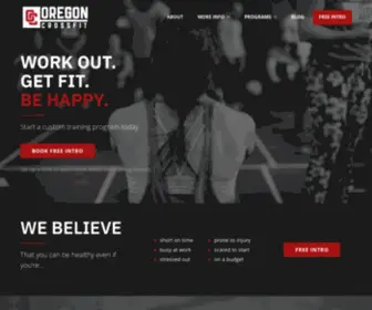 Oregoncrossfit.com(Oregon CrossFit) Screenshot