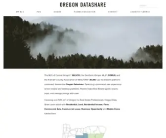 Oregondatashare.com(OREGON DATA SHARE) Screenshot