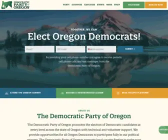 Oregondemocrats.org(Democratic Party of Oregon) Screenshot