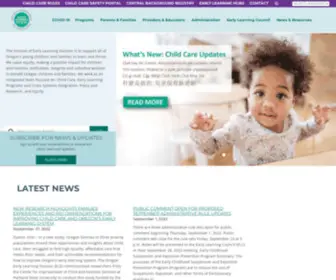 Oregonearlylearning.com(The mission of Early Learning Division (ELD)) Screenshot