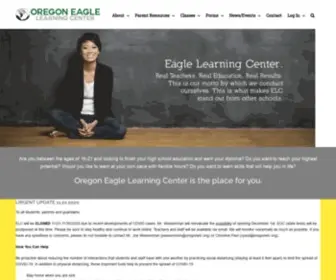 Oregonelc.org(Oregon Eagle Learning Center) Screenshot