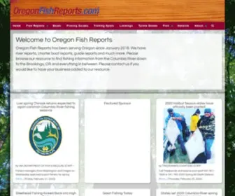 Oregonfishreports.com(Oregon Fish Reports) Screenshot