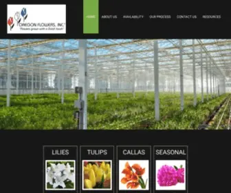 Oregonflowers.com(Flowers Grown With a Dutch Touch) Screenshot