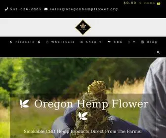 Oregonhempflower.org(Oregon CBD Hemp Flower) Screenshot