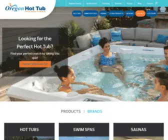 Oregonhottub.com(Oregon Hot Tub) Screenshot