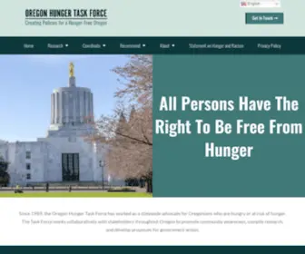 Oregonhungertaskforce.org(Oregonhungertaskforce) Screenshot