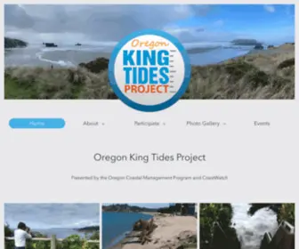 Oregonkingtides.net(Oregon King Tides) Screenshot