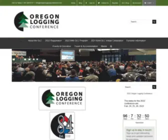 Oregonloggingconference.com(Oregon Logging Conference) Screenshot