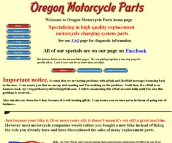 Oregonmotorcycleparts.com(Oregon motorcycle Parts) Screenshot