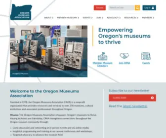 Oregonmuseums.org(Oregon Museums Association) Screenshot