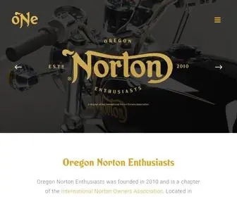 Oregonnorton.org(Oregon Norton Enthusiasts) Screenshot