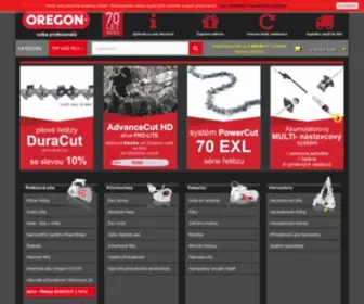 Oregonobchod.cz(Lišty a řetězy Oregon sedí na 99 % pil na trhu) Screenshot