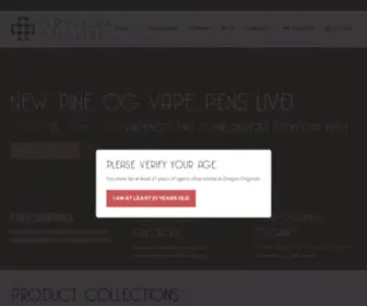 Oregonoriginals.com(Premium CBD Vape Pens & Pre) Screenshot