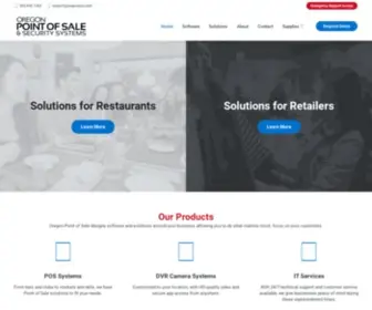 Oregonpos.com(Oregon Point of Sale) Screenshot