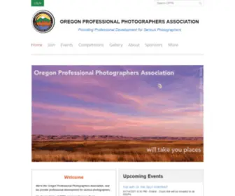 Oregonppa.org(Oregon Professional Photographers Association) Screenshot