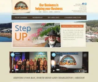 Oregonsbayarea.org(The Chamber through a unified approach to business related problems) Screenshot