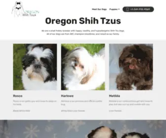 Oregonshihtzus.com(Oregonshihtzus) Screenshot