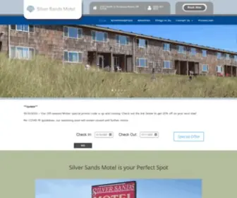 Oregonsilversands.com(Silver Sands Motel Rockaway Beach) Screenshot