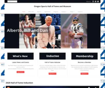 Oregonsportshall.org(To recognize and appreciate Oregon’s rich athletic history. Our goal) Screenshot