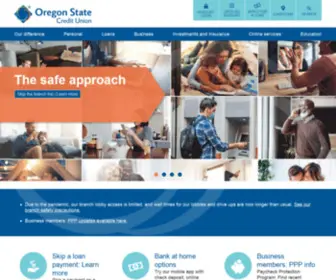 Oregonstatecuonline.com(Oregon State Credit Union) Screenshot