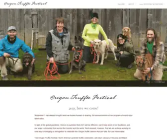 Oregontrufflefestival.com(Oregon Truffle Festival) Screenshot