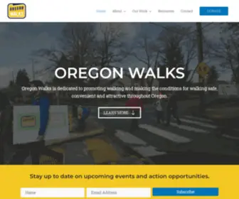 Oregonwalks.org(Protecting Your Right to Roam) Screenshot